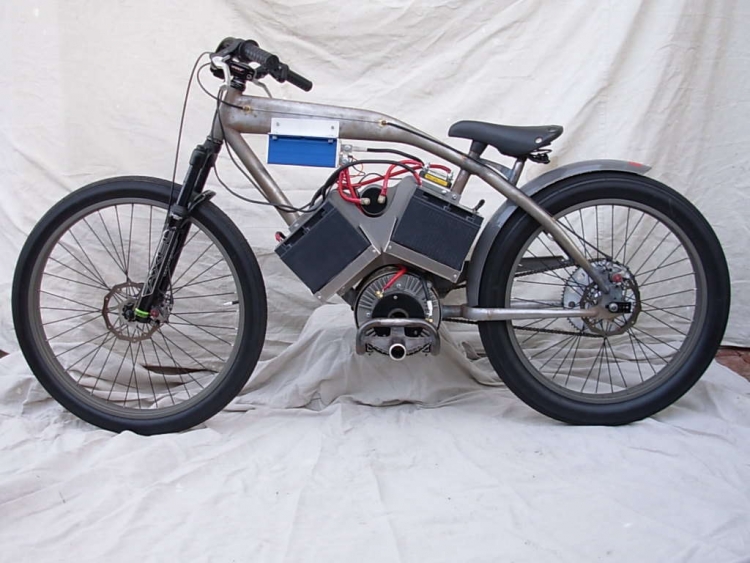 Самодельный велосипед с мотором